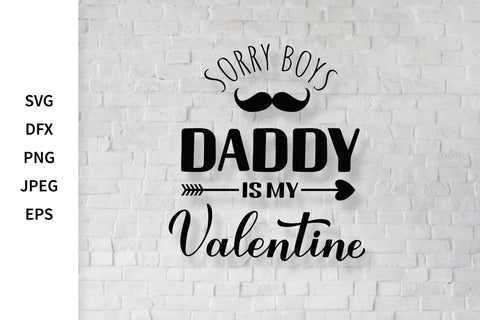 Daddy is my Valentine. Valentines day for kids SVG SVG LaBelezoka 