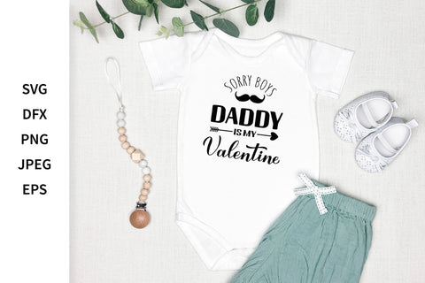 Daddy is my Valentine. Valentines day for kids SVG SVG LaBelezoka 