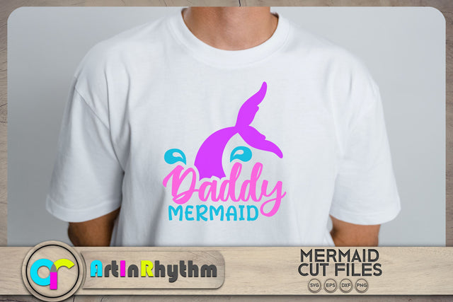 Daddy mermaid SVG / Family mermaid SVG SVG Artinrhythm shop 