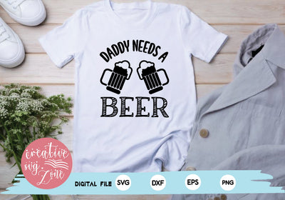 daddy needs a beer SVG md faruk hossain 