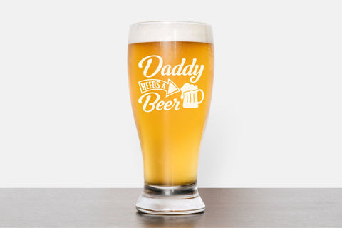 Daddy Needs A Beer - SVG, PNG, DXF, EPS SVG Elsie Loves Design 