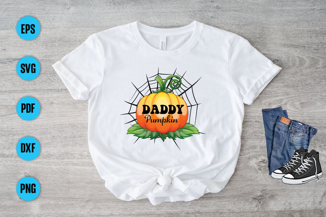 Daddy Pumpkin Halloween SVG And Cut Files Designs SVG Debashish Barman 