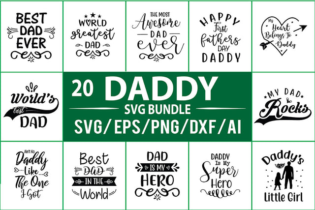 Daddy SVG Bundle SVG nirmal108roy 