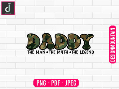 Daddy The man The myth The legend PNG Sublimation Design, Dad Bundle PNG, Father's Day png Sublimation Alihossainbd 