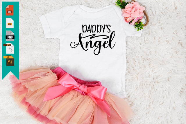 Daddy's Angel SVG Craftlabsvg24 