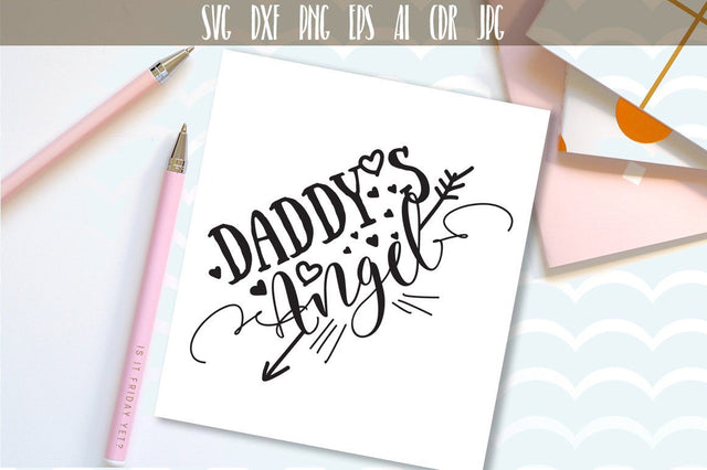 Daddy's angel SVG SVG VectorSVGdesign 