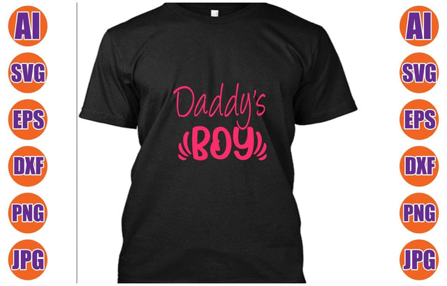 Daddy's Boy SVG Cut File SVG Syaman 