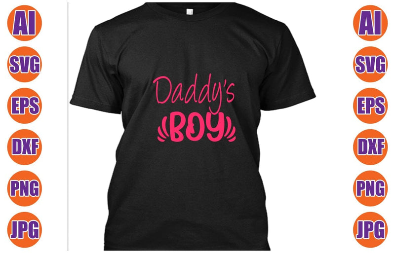 Daddy's Boy SVG Cut File SVG Syaman 