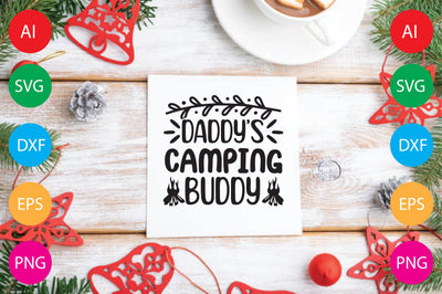 Daddy's Camping Buddy SVG CraftlabSvg29 