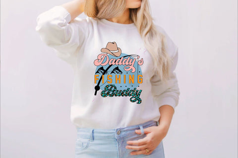 daddy's fishing buddy Sublimation SVGArt 