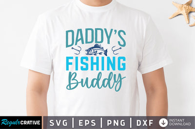 Daddys fishing buddy SVG SVG Regulrcrative 