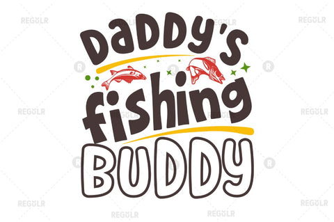 Daddys fishing buddy SVG SVG Regulrcrative 