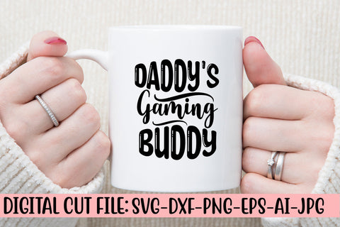 Daddy's Gaming Buddy SVG Cut File SVG Syaman 