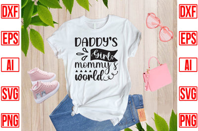 Daddy’s Girl Mommy’s World SVG CraftlabSvg29 