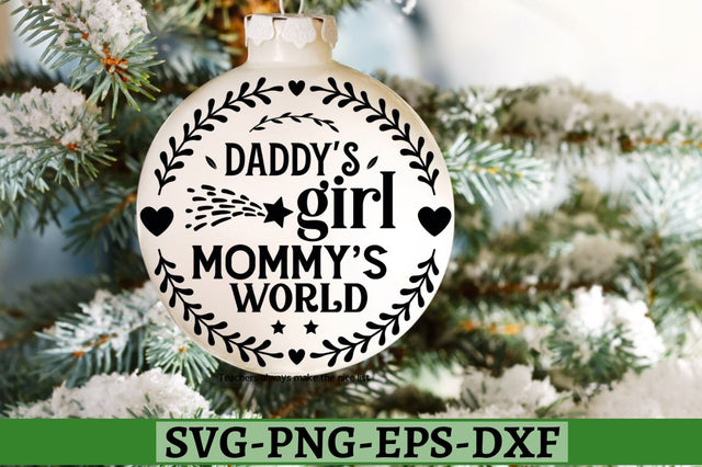 Daddy's girl mommy's world SVG, Daddy's girl mommy's world SVG DESIGNISTIC 