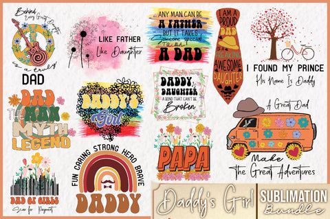 Daddy's Girl Sublimation Bundle Sublimation Jagonath Roy 