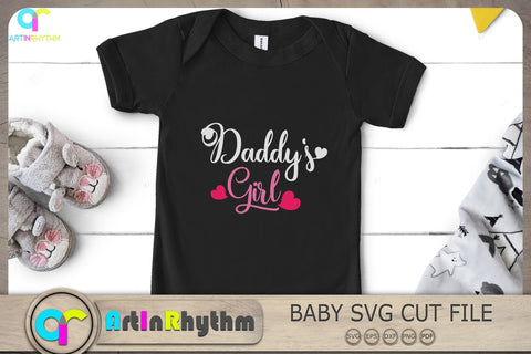 Daddy's Girl Svg, Baby Girl Svg, Baby Svg, Baby Quotes Svg SVG Artinrhythm shop 