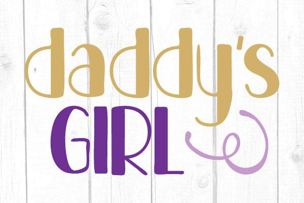 Daddy´s Girl Svg SVG cricutfilesmg 