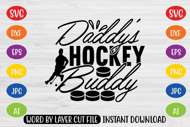 Daddy's Hockey Buddy SVG MStudio 