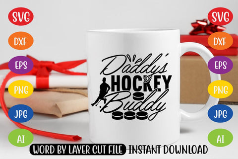 Daddy's Hockey Buddy SVG MStudio 