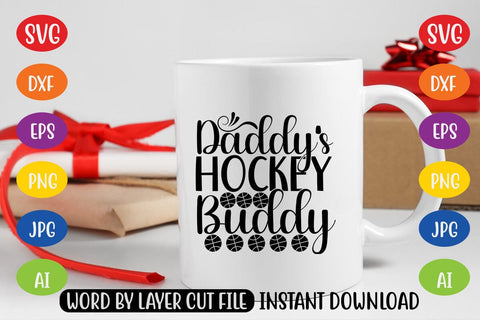 Daddy's Hockey Buddy SVG MStudio 