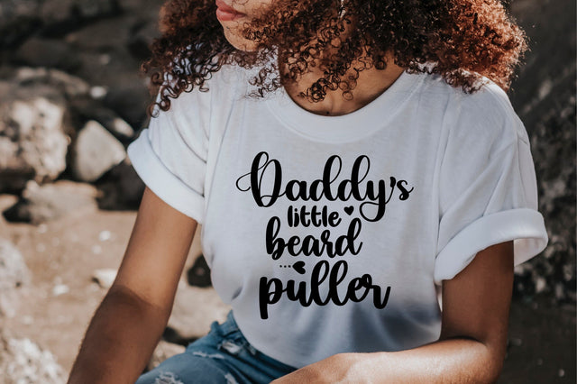 Daddys little beard puller SVG nirmal108roy 