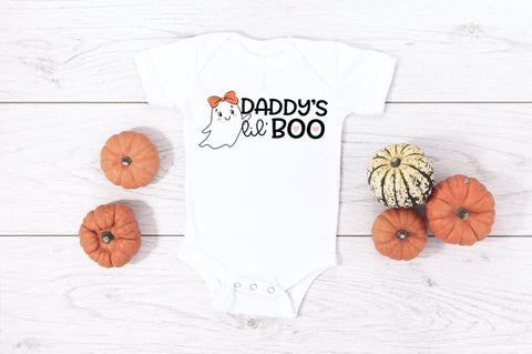 Daddy’s Little Boo halloween svg SVG Pickled Thistle Creative 