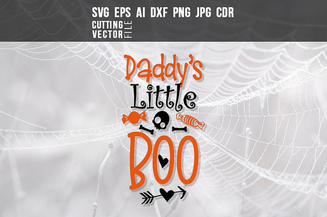 Daddy's Little Boo SVG SVG VectorSVGdesign 