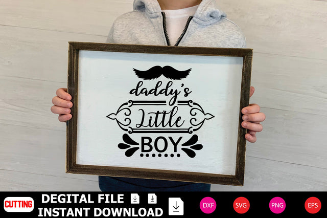 Daddy's Little Boy SVG Shahin alam 