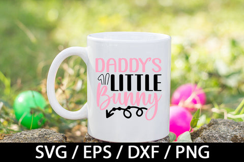 Daddy's little bunny svg SVG akazaddesign 