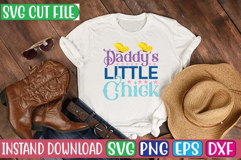 Daddy's Little Chick SVG Cut File SVG Studio Innate 