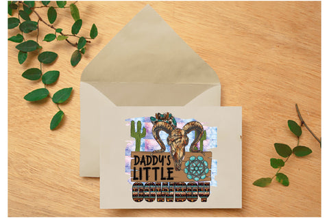 Daddy's Little Cowboy Sublimation Sublimation Jagonath Roy 