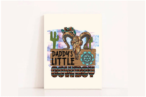 Daddy's Little Cowboy Sublimation Sublimation Jagonath Roy 