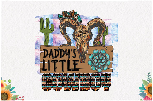 Daddy's Little Cowboy Sublimation Sublimation Jagonath Roy 