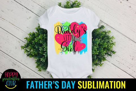 Daddy's Little Girl Father's Day Sublimation- Sublimation Sublimation Happy Printables Club 