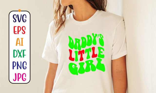 Daddy’s Little Girl Retro SVG SVG Syaman 