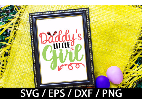 Daddy's little girl svg SVG akazaddesign 