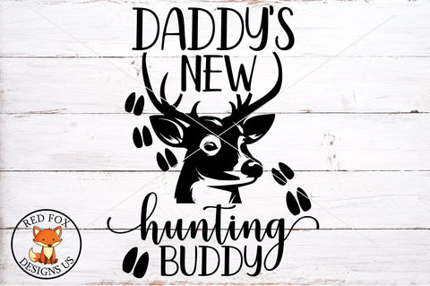 Daddy's Little Hunting Buddy, svg png dxf, father's day file SVG RedFoxDesignsUS 