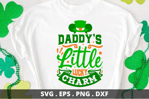daddy's little lucky charm SVG Designangry 