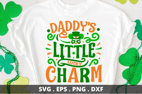 daddy's little lucky charm SVG Designangry 