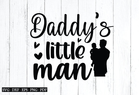 daddy's little man svg SVG designstore 