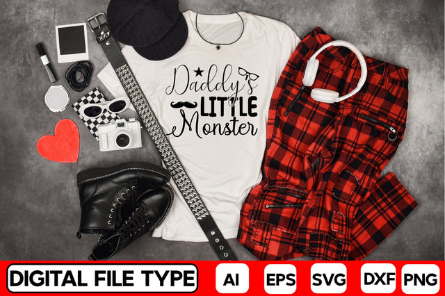 Daddy’s Little Monster SVG CraftlabSvg29 