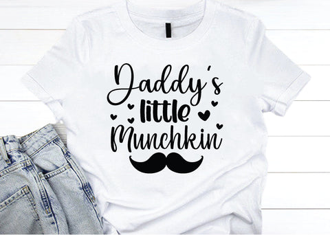 daddy's little munchkin svg SVG designstore 