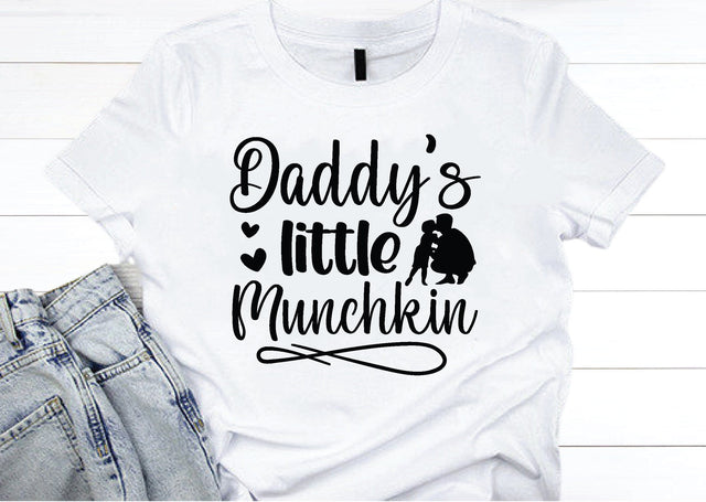 daddy's little munchkin svg SVG designstore 