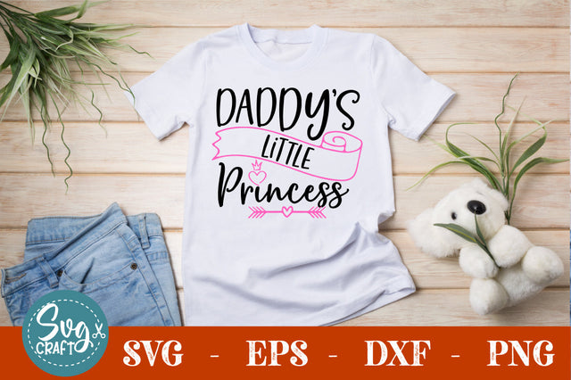 daddy's little princess SVG cut file SVG Svgcraft 