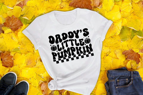 Daddy's Little Pumpkin | Retro Fall SVG SVG CraftLabSVG 