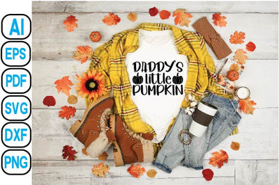 Daddy’s Little Pumpkin SVG Craftlabsvg24 