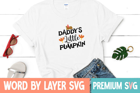 Daddy's Little Pumpkin SVG CUT FILE SVG Blessedprint 