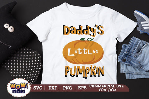 Daddy's little pumpkin svg, Cute boo svg, Halloween cutting files, pumpkin svg, Halloween svg, Halloween cricut files, Pumpkin harvest SVG Wowsvgstudio 