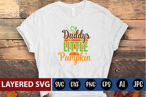 daddys little pumpkin svg cute file SVG Blessedprint 
